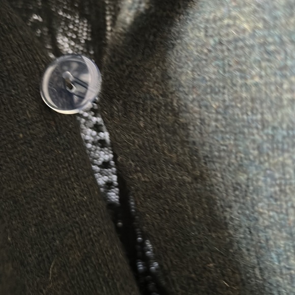 Adrienne Vittadini Green Long Cardigan - Picture 5 of 7